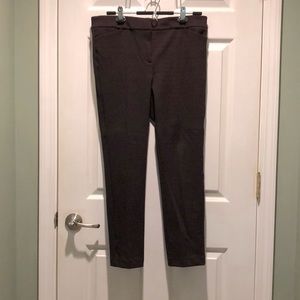 Ann Taylor factory wine plaid ankle pants